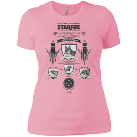 T-Shirts Light Pink / X-Small Star Fox Vintage Women's Premium T-Shirt