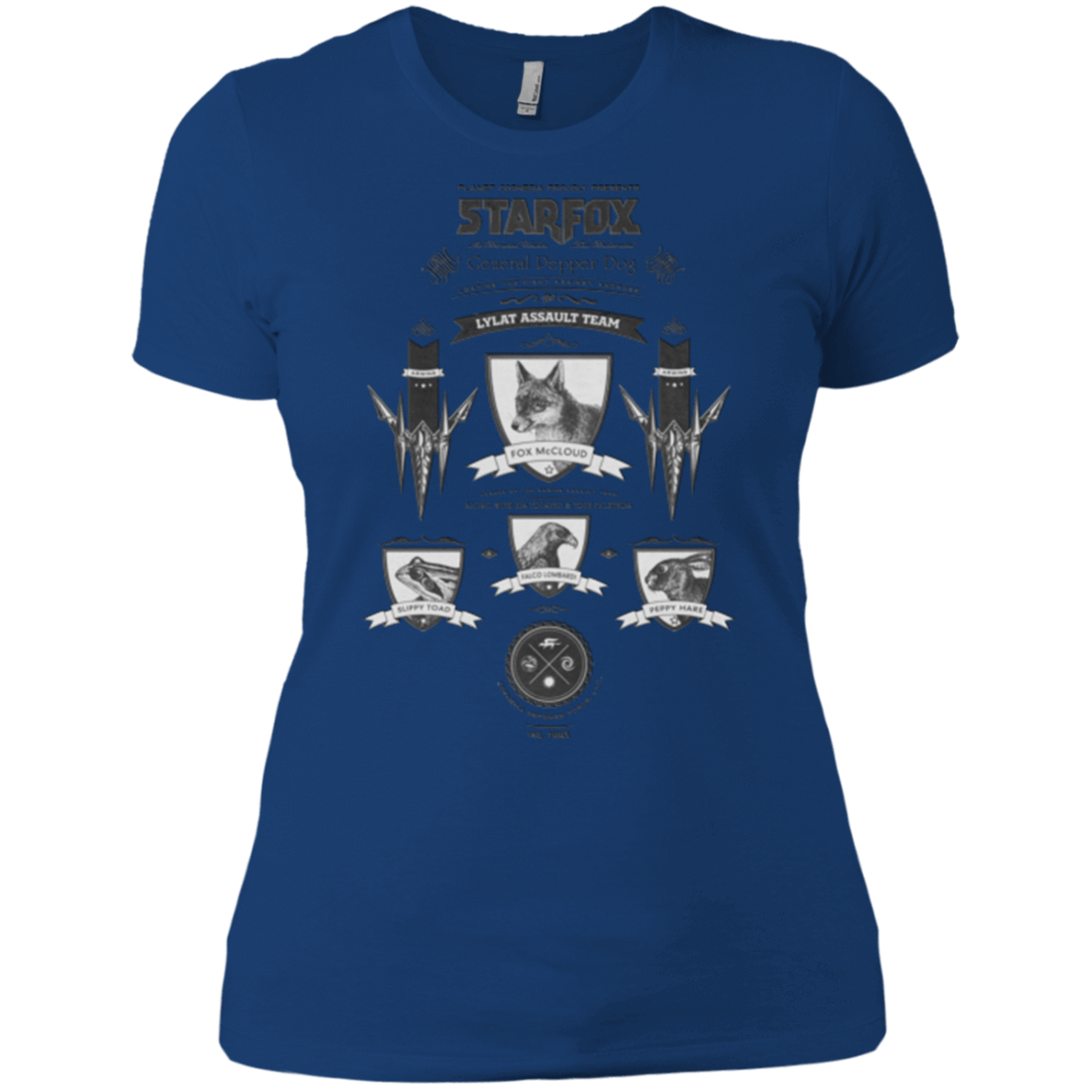 T-Shirts Royal / X-Small Star Fox Vintage Women's Premium T-Shirt