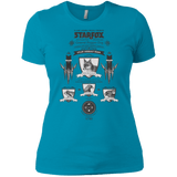 T-Shirts Turquoise / X-Small Star Fox Vintage Women's Premium T-Shirt
