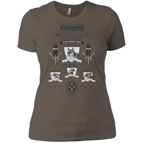 T-Shirts Warm Grey / X-Small Star Fox Vintage Women's Premium T-Shirt