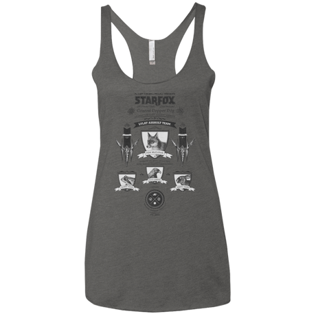 T-Shirts Premium Heather / X-Small Star Fox Vintage Women's Triblend Racerback Tank
