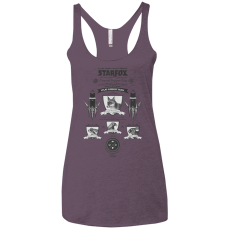 T-Shirts Vintage Purple / X-Small Star Fox Vintage Women's Triblend Racerback Tank