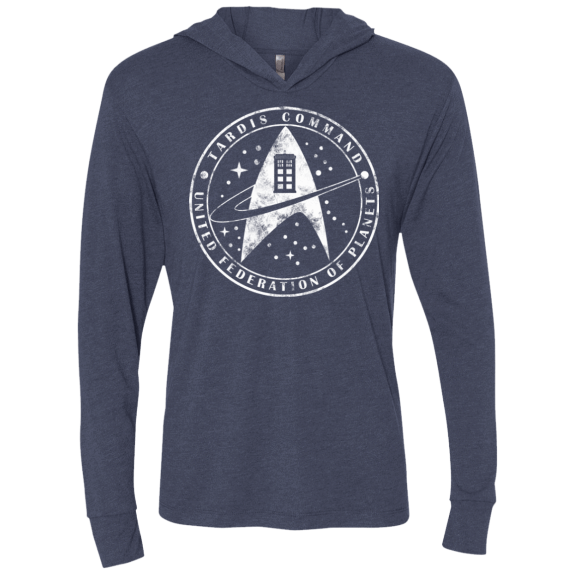 T-Shirts Vintage Navy / X-Small Star lord Triblend Long Sleeve Hoodie Tee