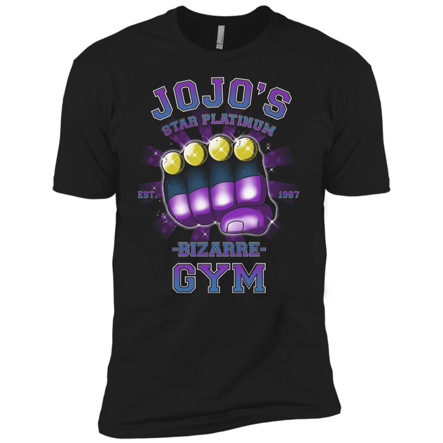 T-Shirts Black / YXS Star Platinum Gym Boys Premium T-Shirt