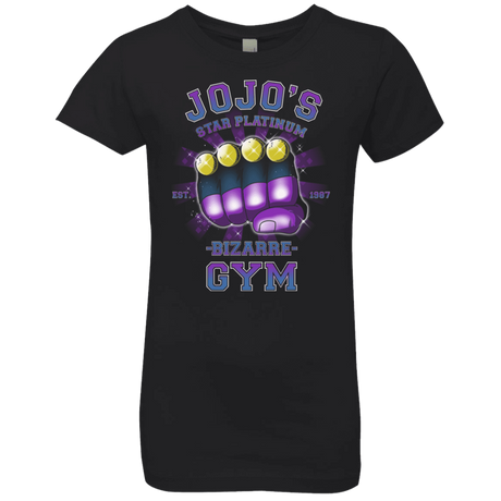 T-Shirts Black / YXS Star Platinum Gym Girls Premium T-Shirt