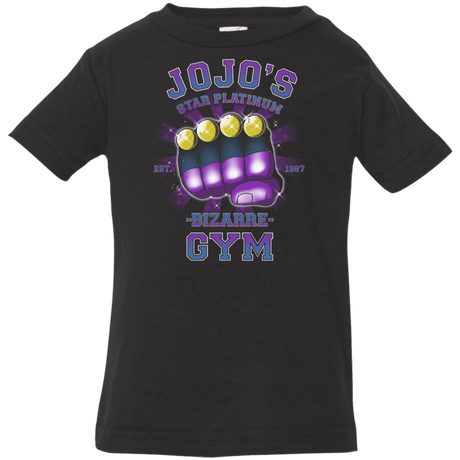 T-Shirts Black / 6 Months Star Platinum Gym Infant Premium T-Shirt