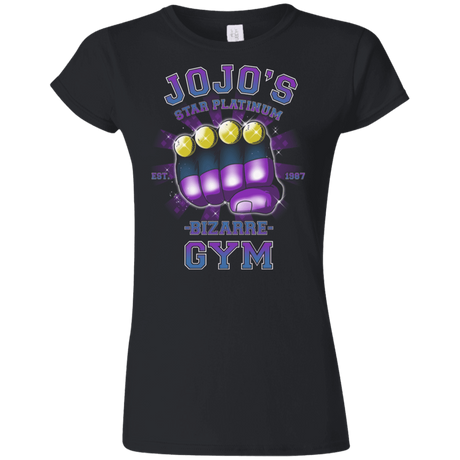 T-Shirts Black / S Star Platinum Gym Junior Slimmer-Fit T-Shirt