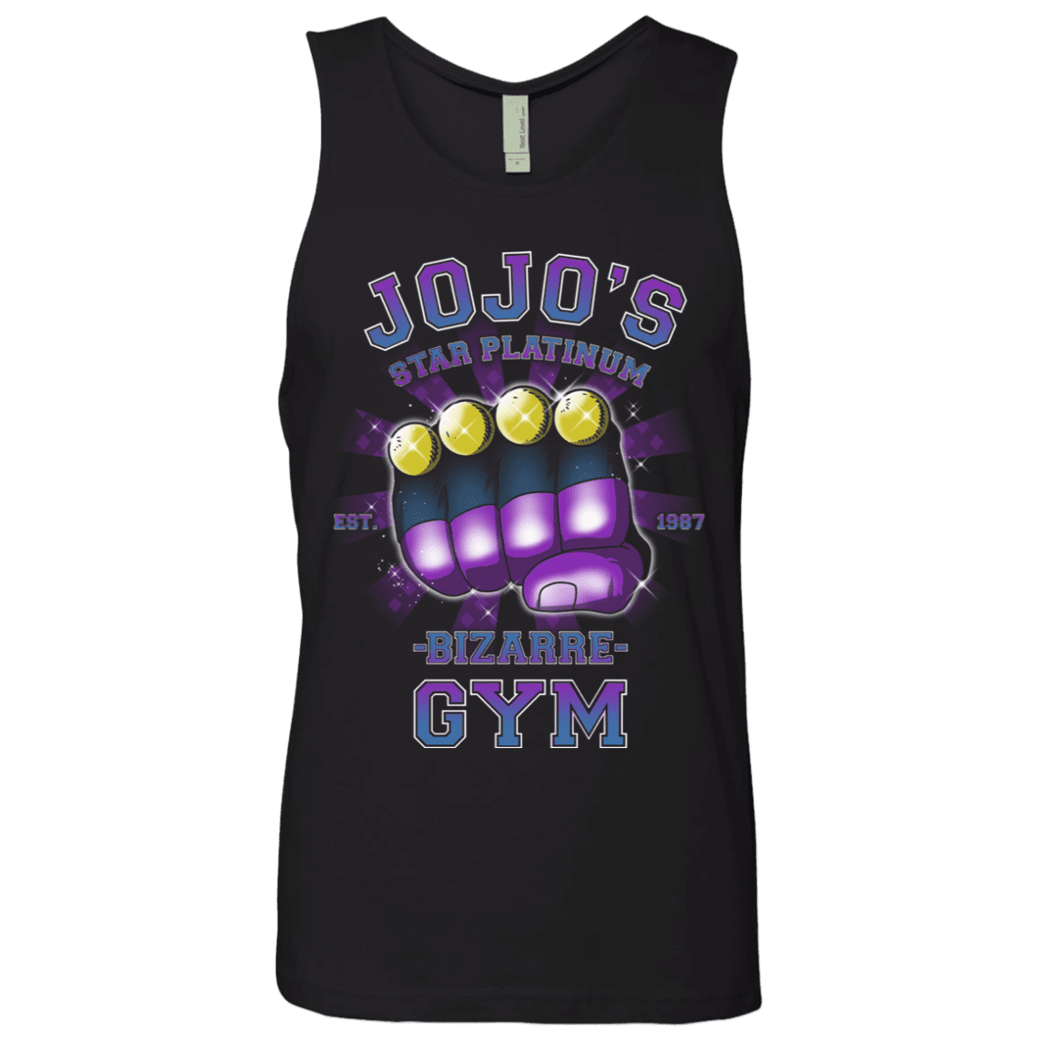 T-Shirts Black / S Star Platinum Gym Men's Premium Tank Top