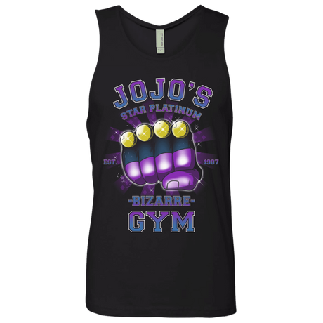 T-Shirts Black / S Star Platinum Gym Men's Premium Tank Top