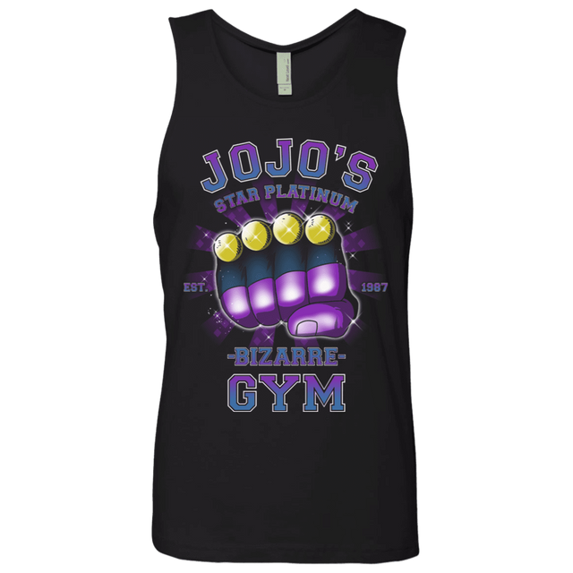 T-Shirts Black / S Star Platinum Gym Men's Premium Tank Top