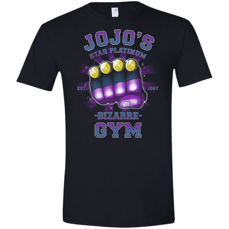 T-Shirts Black / X-Small Star Platinum Gym Men's Semi-Fitted Softstyle