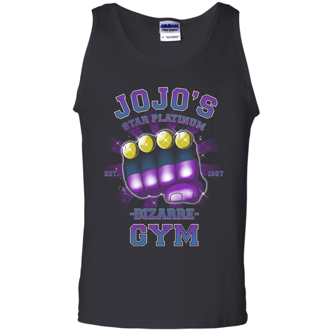 T-Shirts Black / S Star Platinum Gym Men's Tank Top