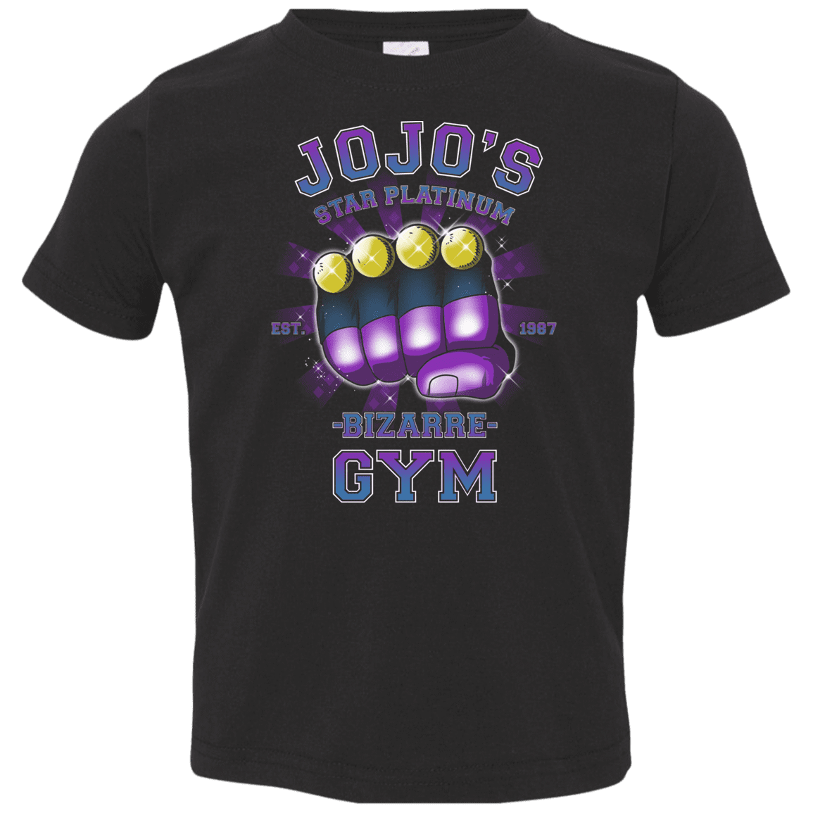 T-Shirts Black / 2T Star Platinum Gym Toddler Premium T-Shirt