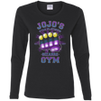 T-Shirts Black / S Star Platinum Gym Women's Long Sleeve T-Shirt