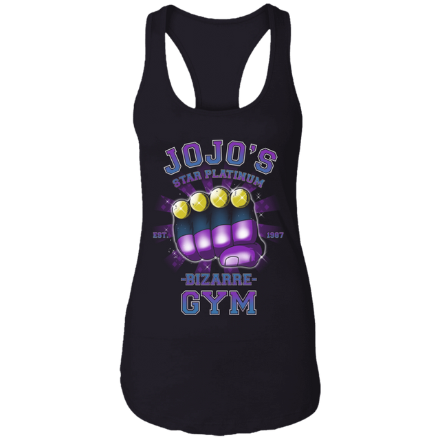 T-Shirts Black / X-Small Star Platinum Gym Women's Racerback Tank