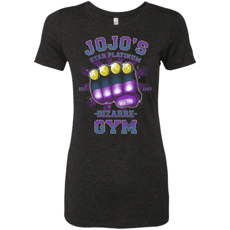 T-Shirts Vintage Black / S Star Platinum Gym Women's Triblend T-Shirt