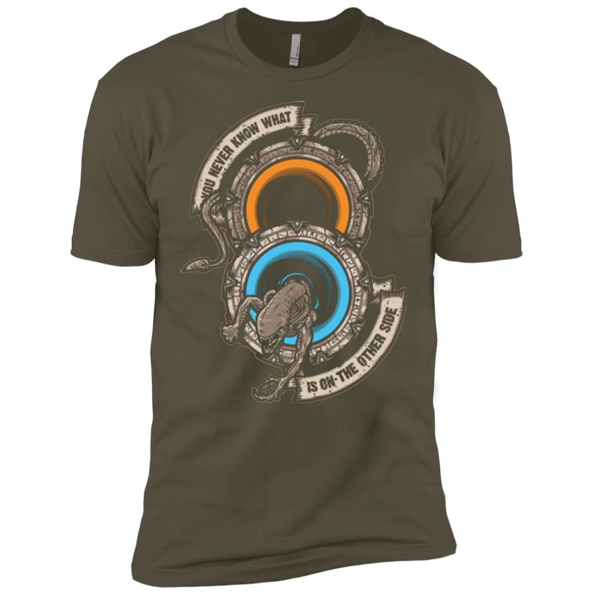 T-Shirts Military Green / X-Small STAR PORTALS Men's Premium T-Shirt