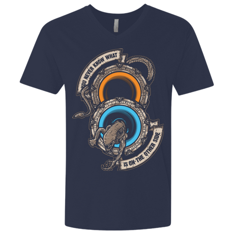 T-Shirts Midnight Navy / X-Small STAR PORTALS Men's Premium V-Neck
