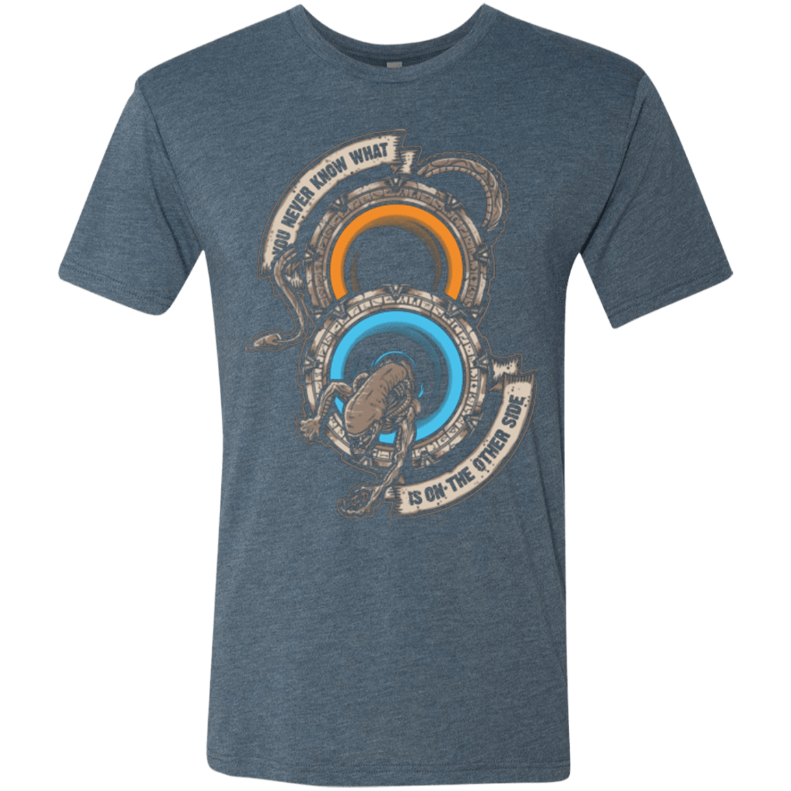 T-Shirts Indigo / Small STAR PORTALS Men's Triblend T-Shirt