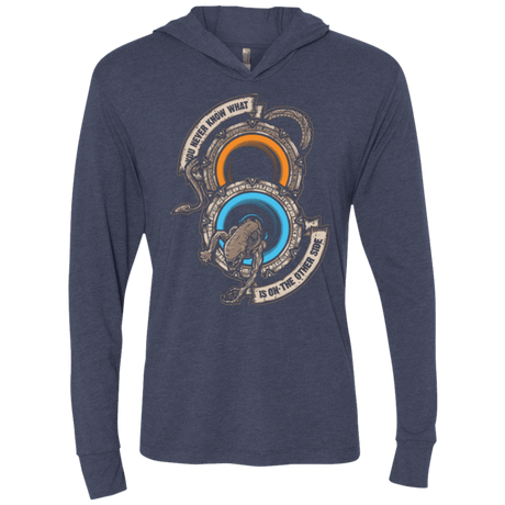 T-Shirts Vintage Navy / X-Small STAR PORTALS Triblend Long Sleeve Hoodie Tee