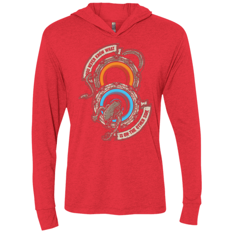 T-Shirts Vintage Red / X-Small STAR PORTALS Triblend Long Sleeve Hoodie Tee