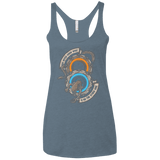 T-Shirts Indigo / X-Small STAR PORTALS Women's Triblend Racerback Tank