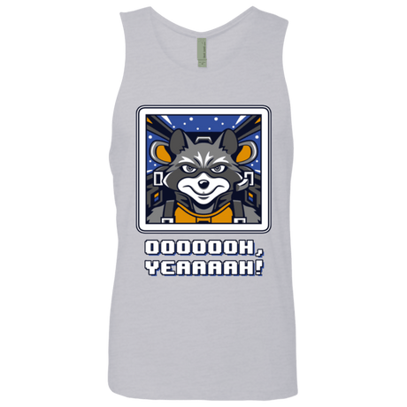 T-Shirts Heather Grey / Small Star Raccoon Men's Premium Tank Top