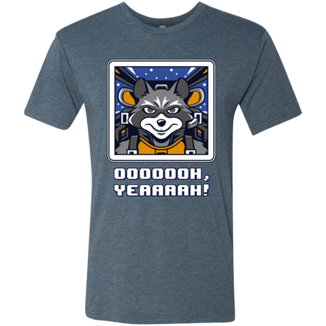 T-Shirts Indigo / Small Star Raccoon Men's Triblend T-Shirt