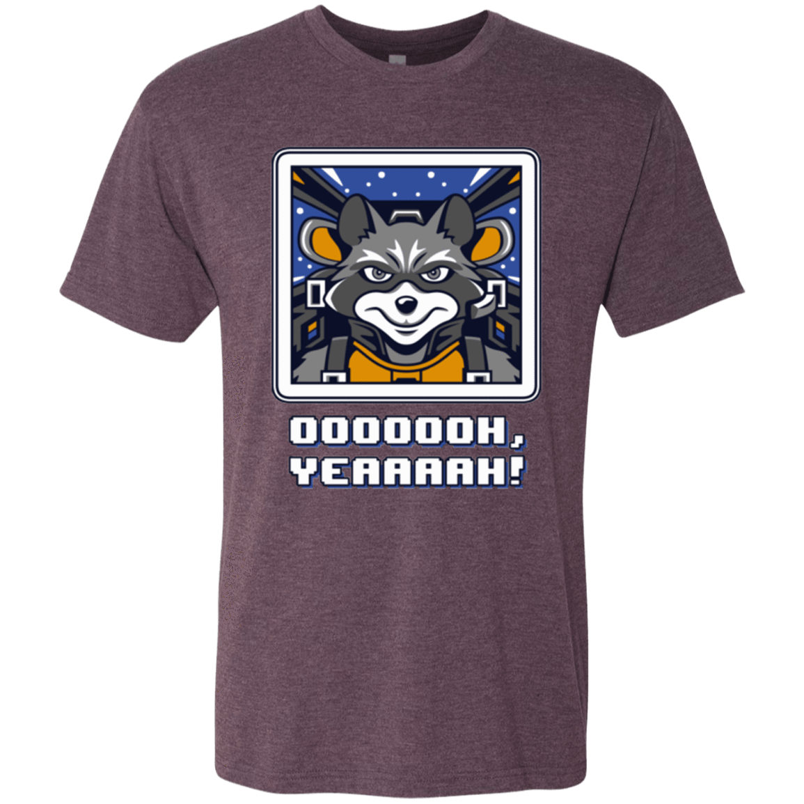 T-Shirts Vintage Purple / Small Star Raccoon Men's Triblend T-Shirt