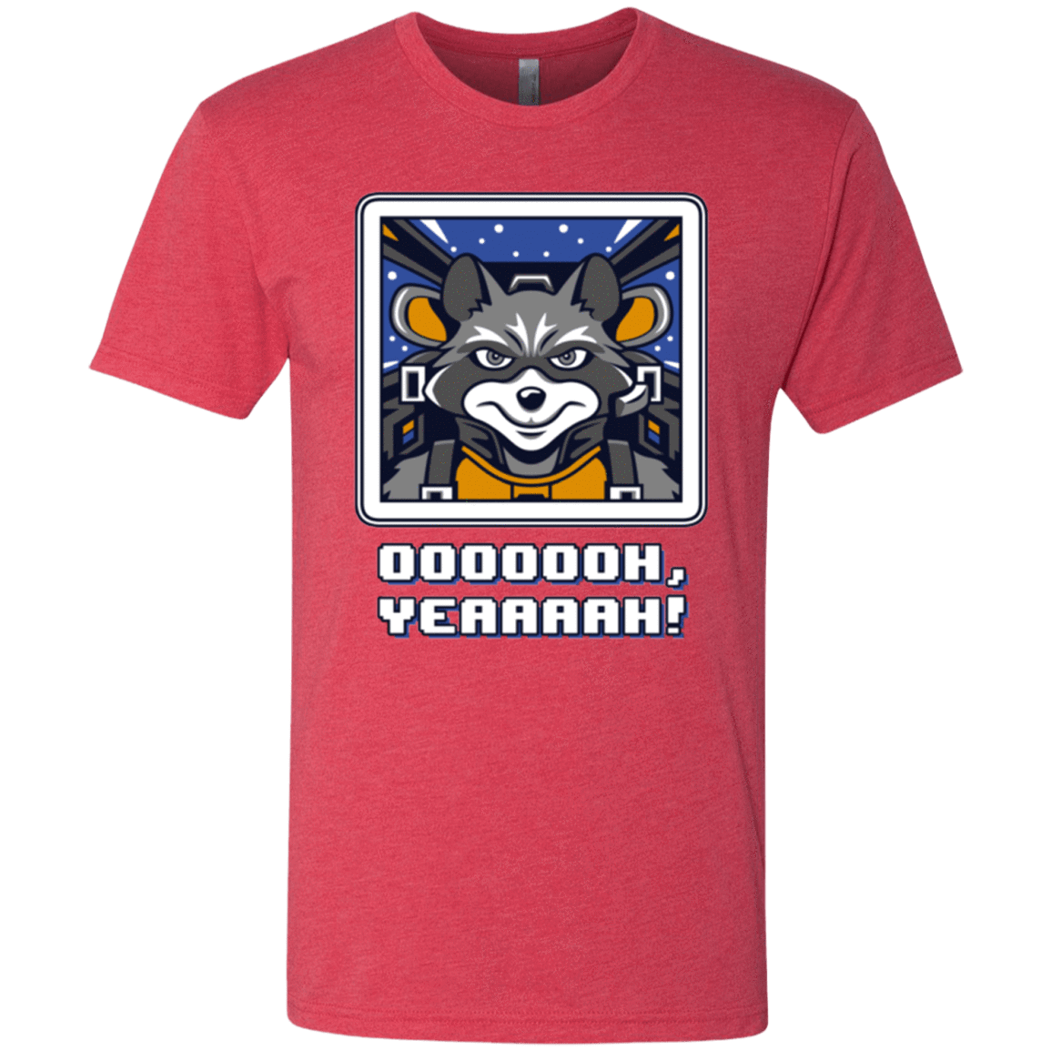 T-Shirts Vintage Red / Small Star Raccoon Men's Triblend T-Shirt