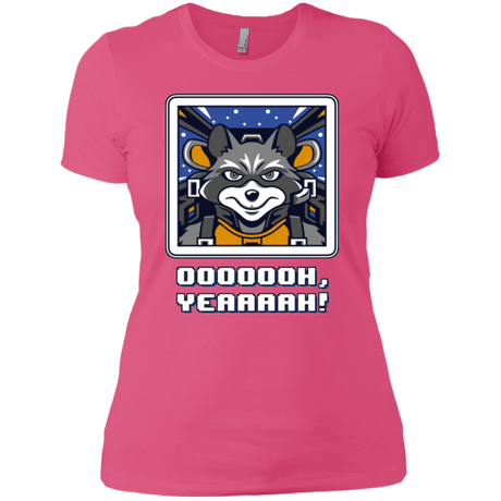 T-Shirts Hot Pink / X-Small Star Raccoon Women's Premium T-Shirt