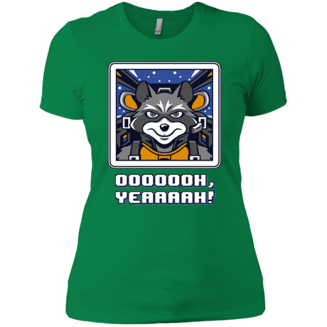 T-Shirts Kelly Green / X-Small Star Raccoon Women's Premium T-Shirt