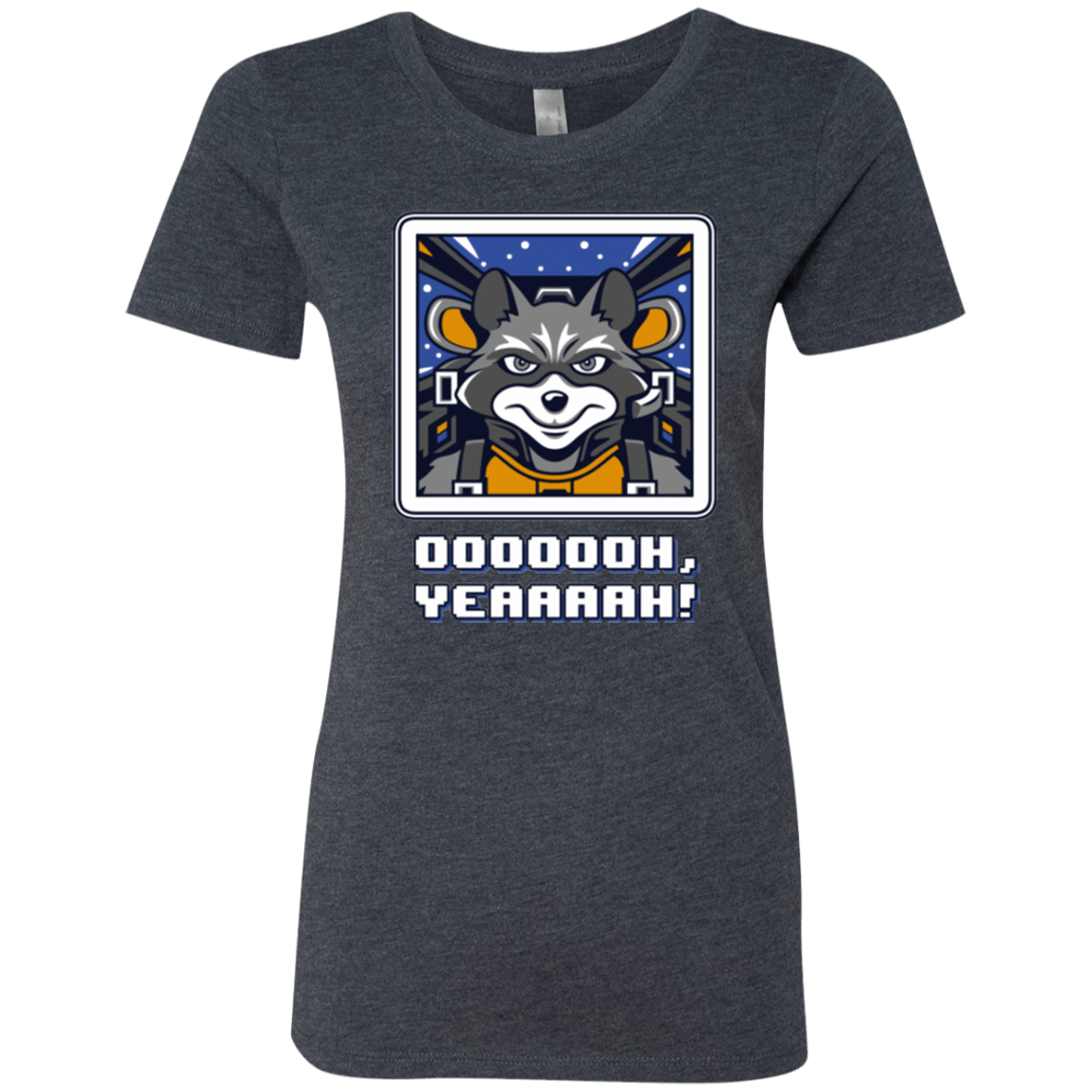 T-Shirts Vintage Navy / Small Star Raccoon Women's Triblend T-Shirt