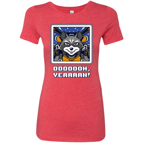 T-Shirts Vintage Red / Small Star Raccoon Women's Triblend T-Shirt