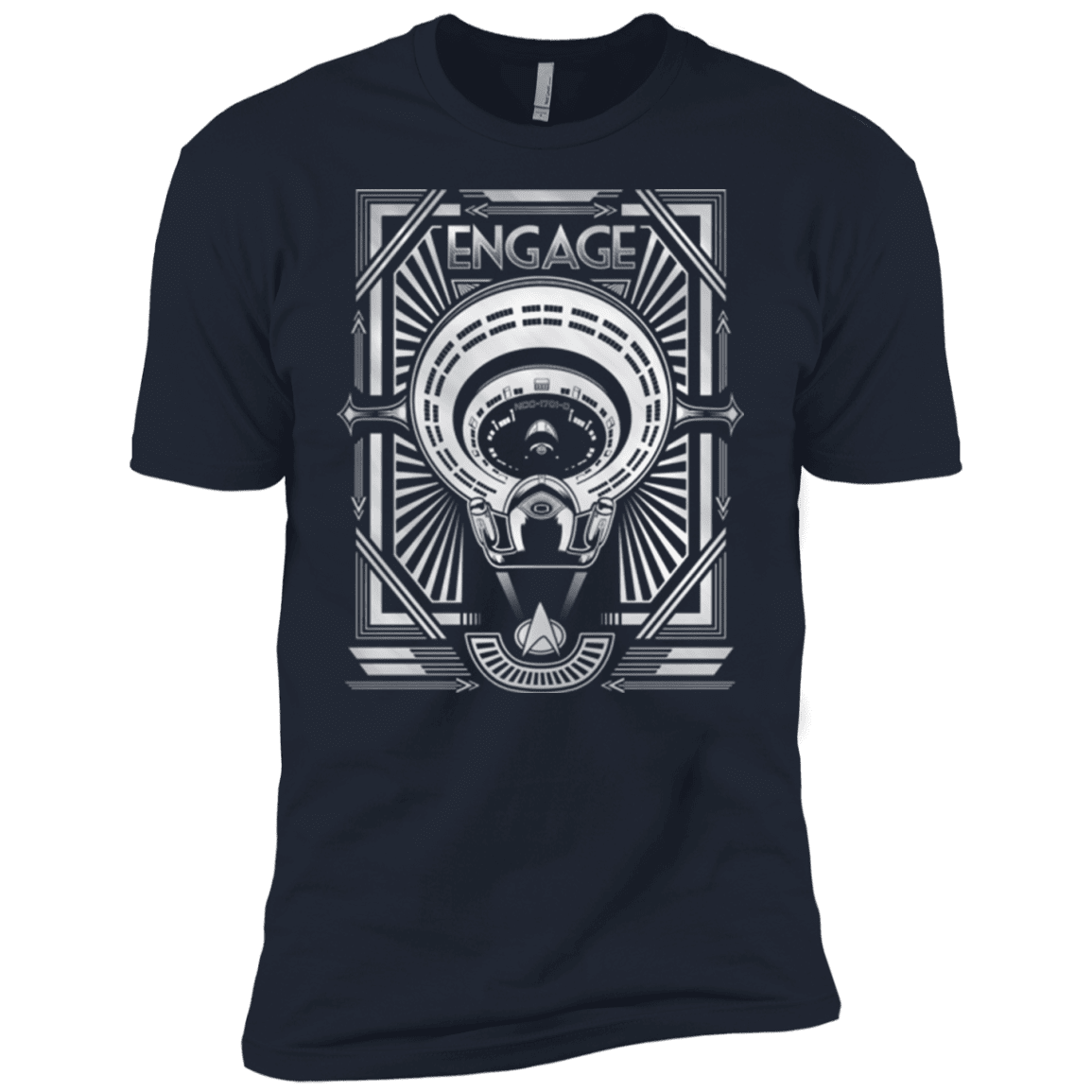 T-Shirts Midnight Navy / YXS Star Trek Engage Boys Premium T-Shirt