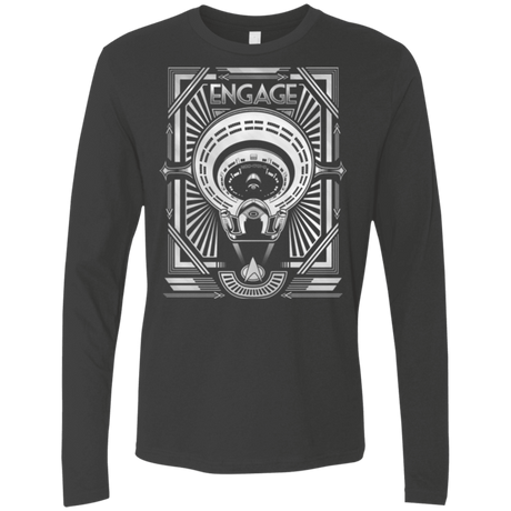 T-Shirts Heavy Metal / Small Star Trek Engage Men's Premium Long Sleeve