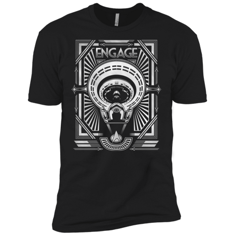 T-Shirts Black / X-Small Star Trek Engage Men's Premium T-Shirt