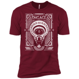 T-Shirts Cardinal / X-Small Star Trek Engage Men's Premium T-Shirt