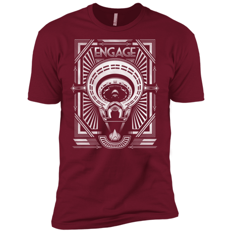T-Shirts Cardinal / X-Small Star Trek Engage Men's Premium T-Shirt