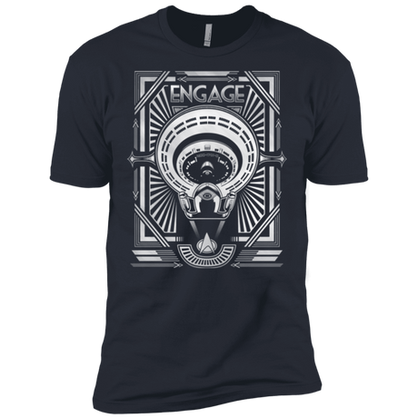 T-Shirts Indigo / X-Small Star Trek Engage Men's Premium T-Shirt