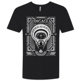 T-Shirts Black / X-Small Star Trek Engage Men's Premium V-Neck