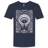 T-Shirts Midnight Navy / X-Small Star Trek Engage Men's Premium V-Neck
