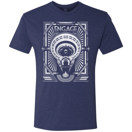 T-Shirts Vintage Navy / Small Star Trek Engage Men's Triblend T-Shirt