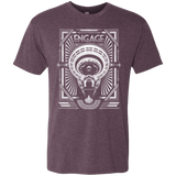 T-Shirts Vintage Purple / Small Star Trek Engage Men's Triblend T-Shirt