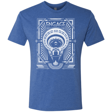 T-Shirts Vintage Royal / Small Star Trek Engage Men's Triblend T-Shirt