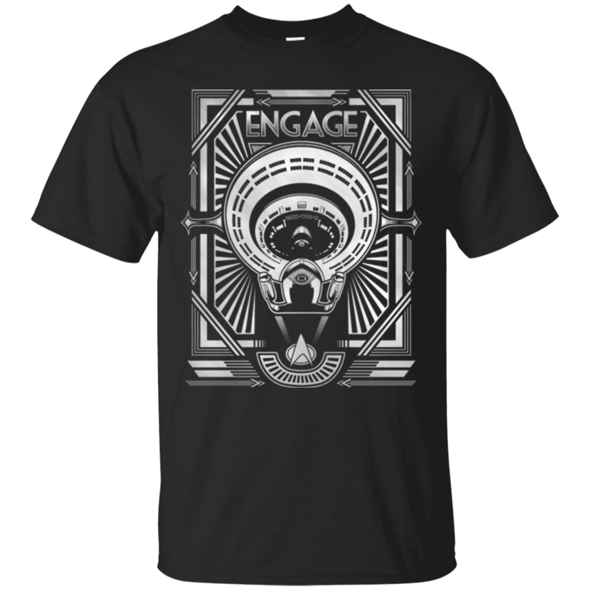 T-Shirts Black / Small Star Trek Engage T-Shirt