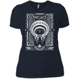 T-Shirts Midnight Navy / X-Small Star Trek Engage Women's Premium T-Shirt