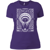 T-Shirts Purple / X-Small Star Trek Engage Women's Premium T-Shirt