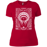 T-Shirts Red / X-Small Star Trek Engage Women's Premium T-Shirt