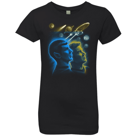 T-Shirts Black / YXS Star Trek Kirk Spock Girls Premium T-Shirt